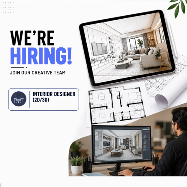 Interior Designer – 2D & 3D